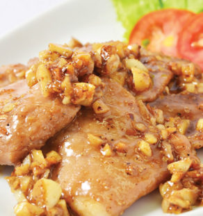 เนื้อทอดกระเทียม